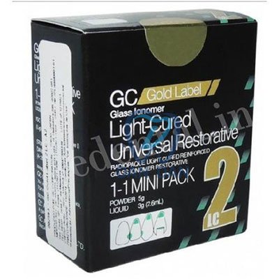 تصویر  گلاس آینومر نوری GC Fuji II LC Gold (فوجی ۲ لایت)