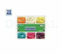 تصویر  وج چوبی آناتومیک شش رنگ 400 عددی - Tor VM