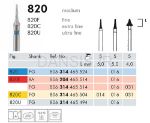 تصویر  فرز الماسه  توربین Meisinger مدل interdental 820