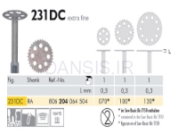 تصویر  فرز جراحی مدل 231DC میزینگر