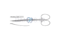 تصویر  قیچی آیریس دسته خم دار - فالکن