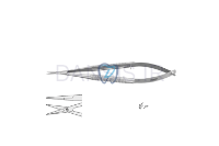 تصویر  قیچی میکرو 180mm - فالکن