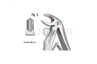 تصویر  فورسپس اطفال فنر دار مولر پایین - فالکن