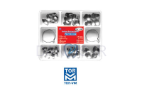 تصویر  کیت سکشنال ماتریکس 100 عددی و 2 کلمپ ( 6 سایز ) - Tor VM