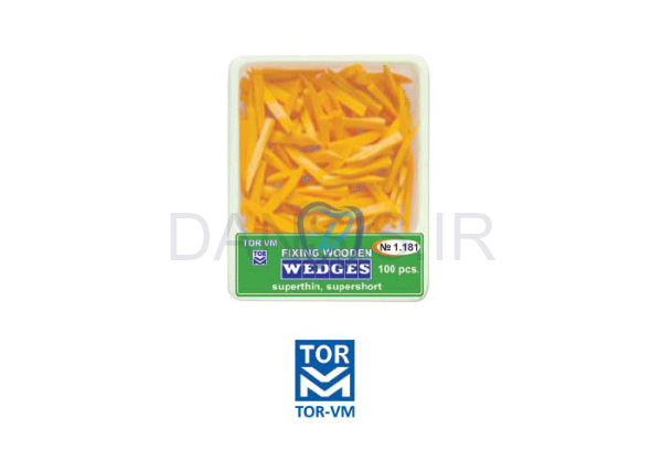 تصویر  وج چوبی آناتومیک تک رنگ 100 عددی - Tor VM