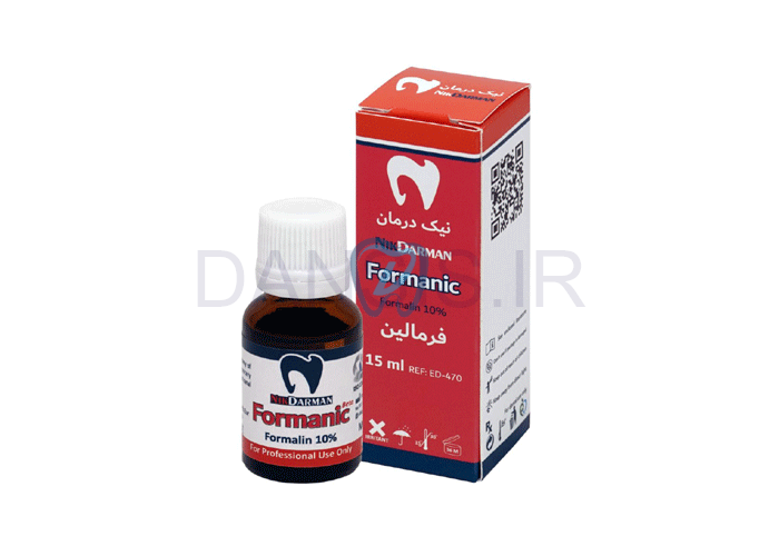 تصویر  محلول 10% فرمالین 18 میل نیک درمان - Nik darman