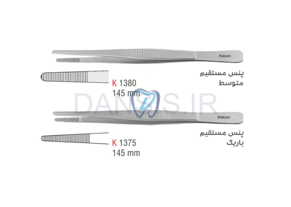 تصویر  پنس مستقیم 145mm - کوشا