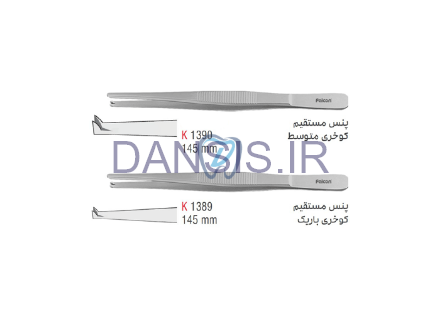 تصویر  پنس مستقیم کوخری 145mm - کوشا