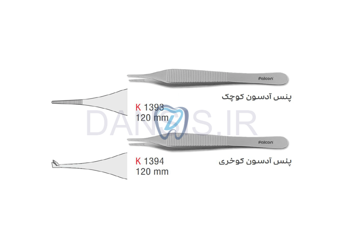 تصویر  پنس ادسون 120mm - کوشا