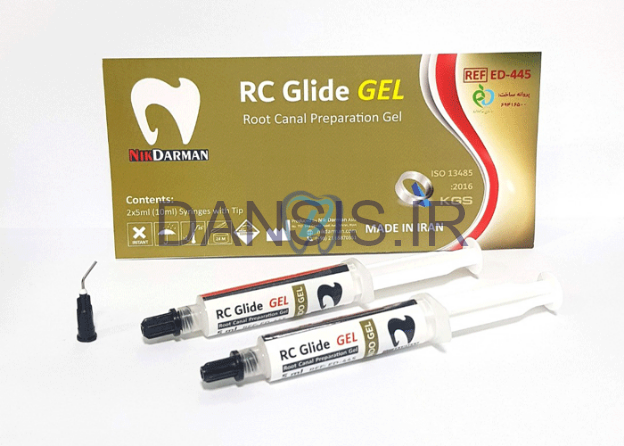 تصویر  ژل نرم کننده کانال اندو ژل 2 سرنگ 5 میل نیک درمان Nik darman - Rc Glide Gel
