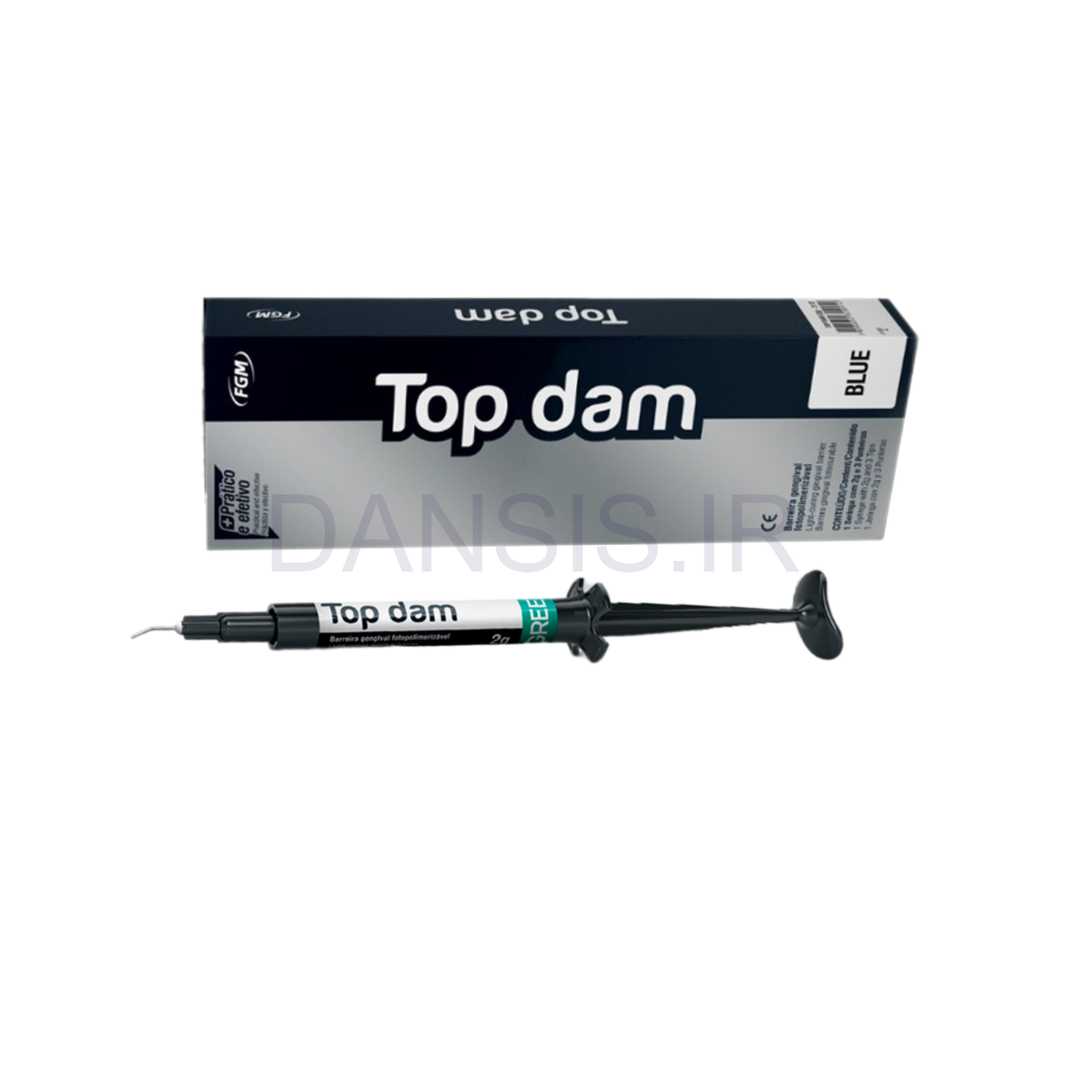تصویر  ژل لایت کیور محافظ لثه Top Dam