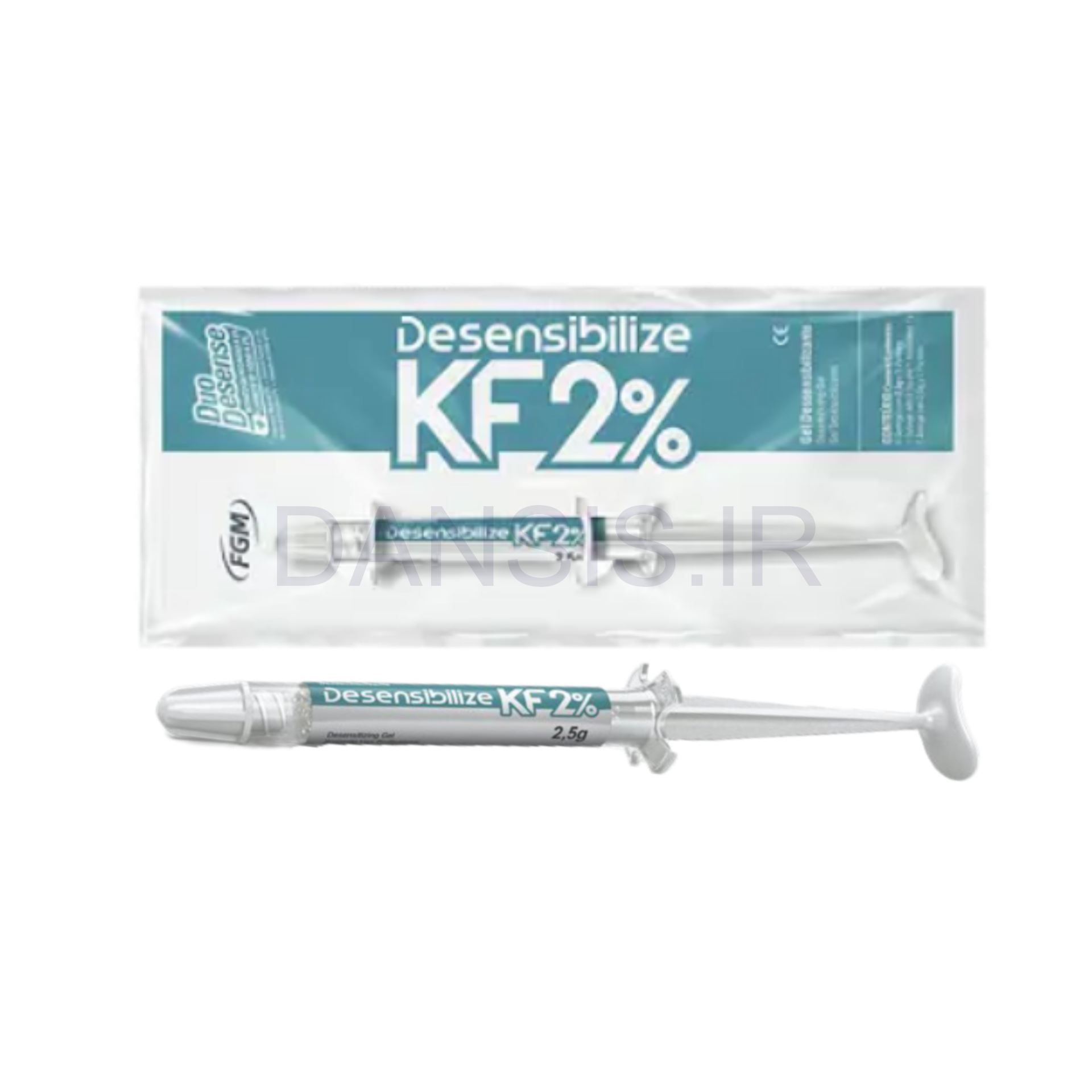 تصویر  ژل ضد حساسیت دندان (Desensibilize KF 2%)