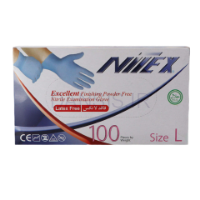 تصویر  دستکش نیتریل آبی نیتکس