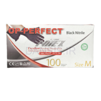 تصویر  دستکش نیتریل مشکی نیتکس 