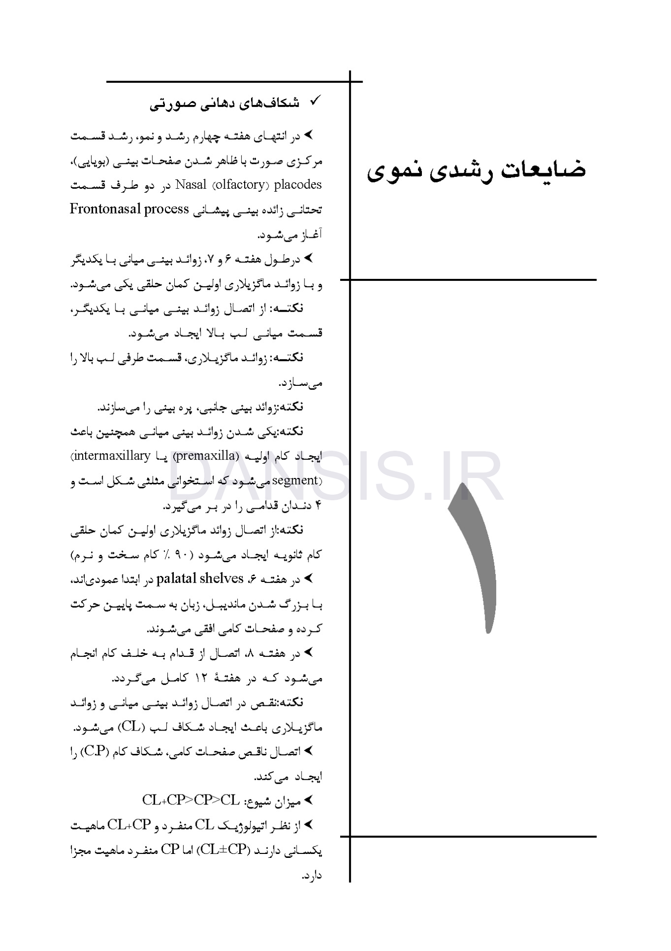 تصویر  CDR پاتولوژی دهان فک و صورت نویل 2024 (چکیده مراجع دندانپزشکی)