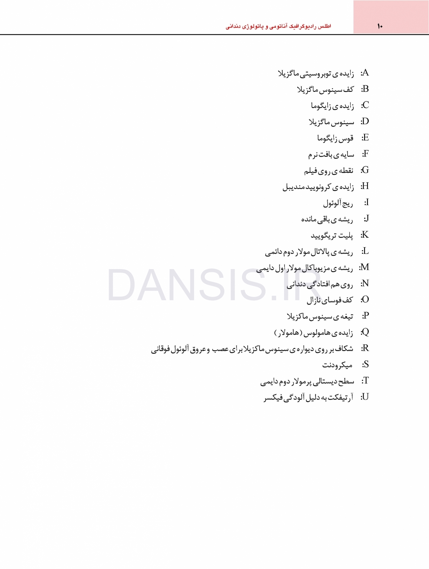 تصویر  اطلس رادیوگرافیک آناتومی و پاتولوژی دندانی