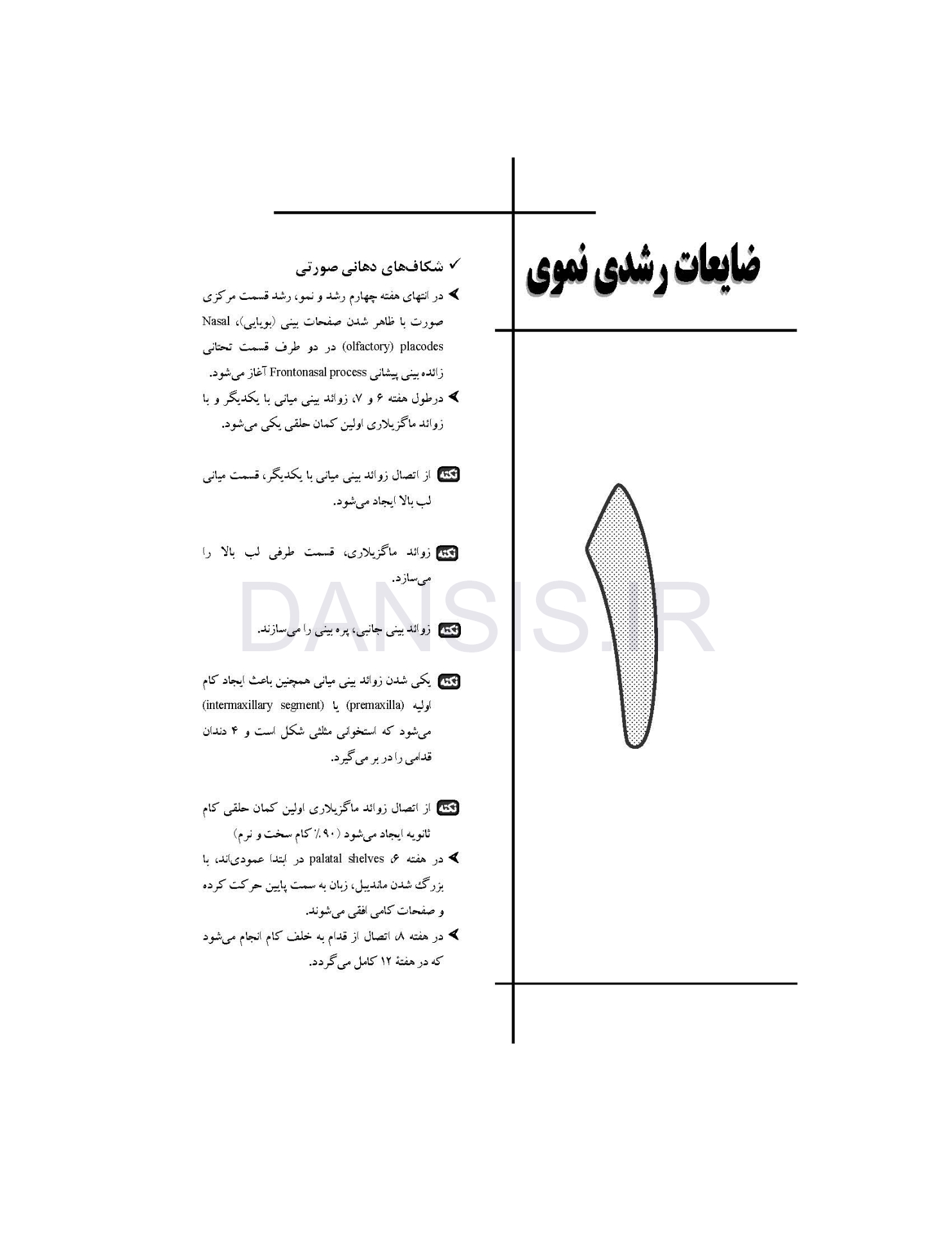 تصویر  CDR پاتولوژی نویل 2016 (چکیده مراجع دندانپزشکی)