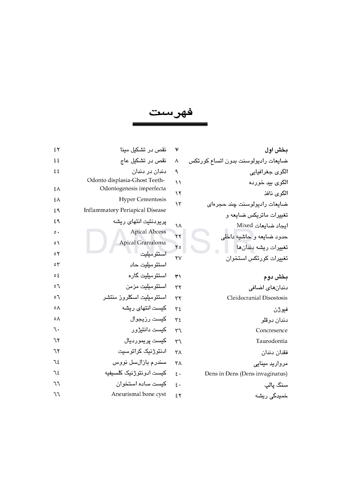 تصویر  اطلس رادیولوژی دهان و فک و صورت