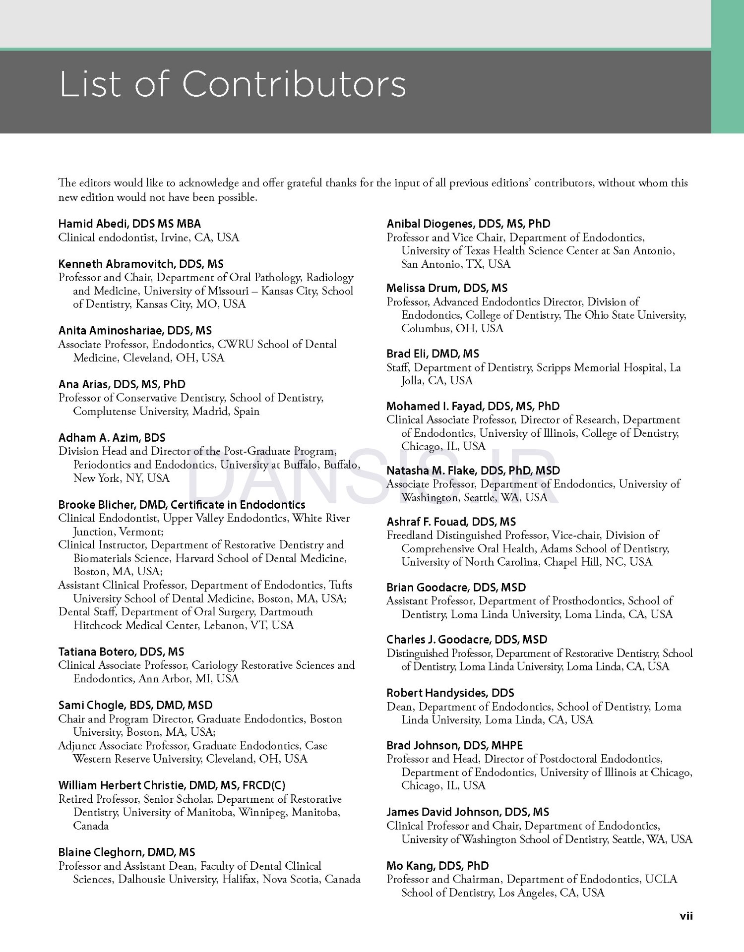 تصویر  ENDODONTICS PRINCIPLES AND PRACTICE 2021