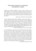 تصویر  Participarory research/capabilities and epistemic justice