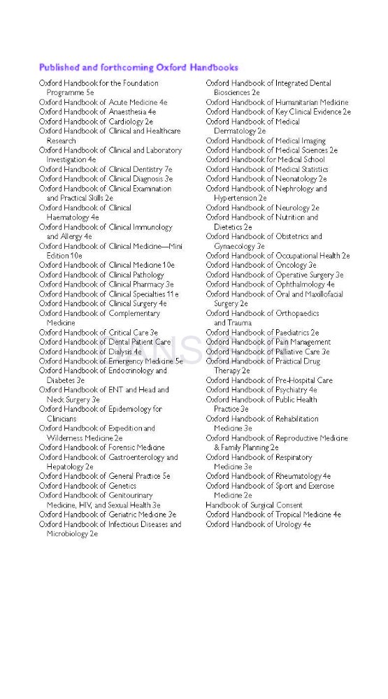تصویر  Oxford handbook of clinical dentistry 2020