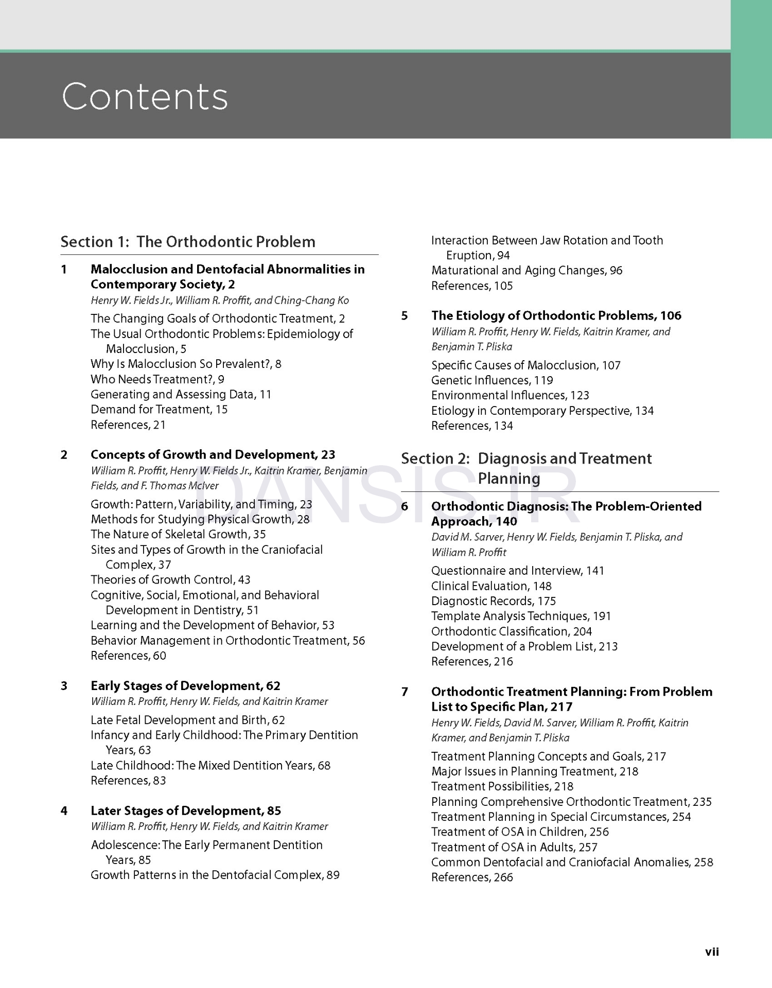 تصویر  Contemporary Orthodontics 2026 (Proffit) SEVENTH EDITION