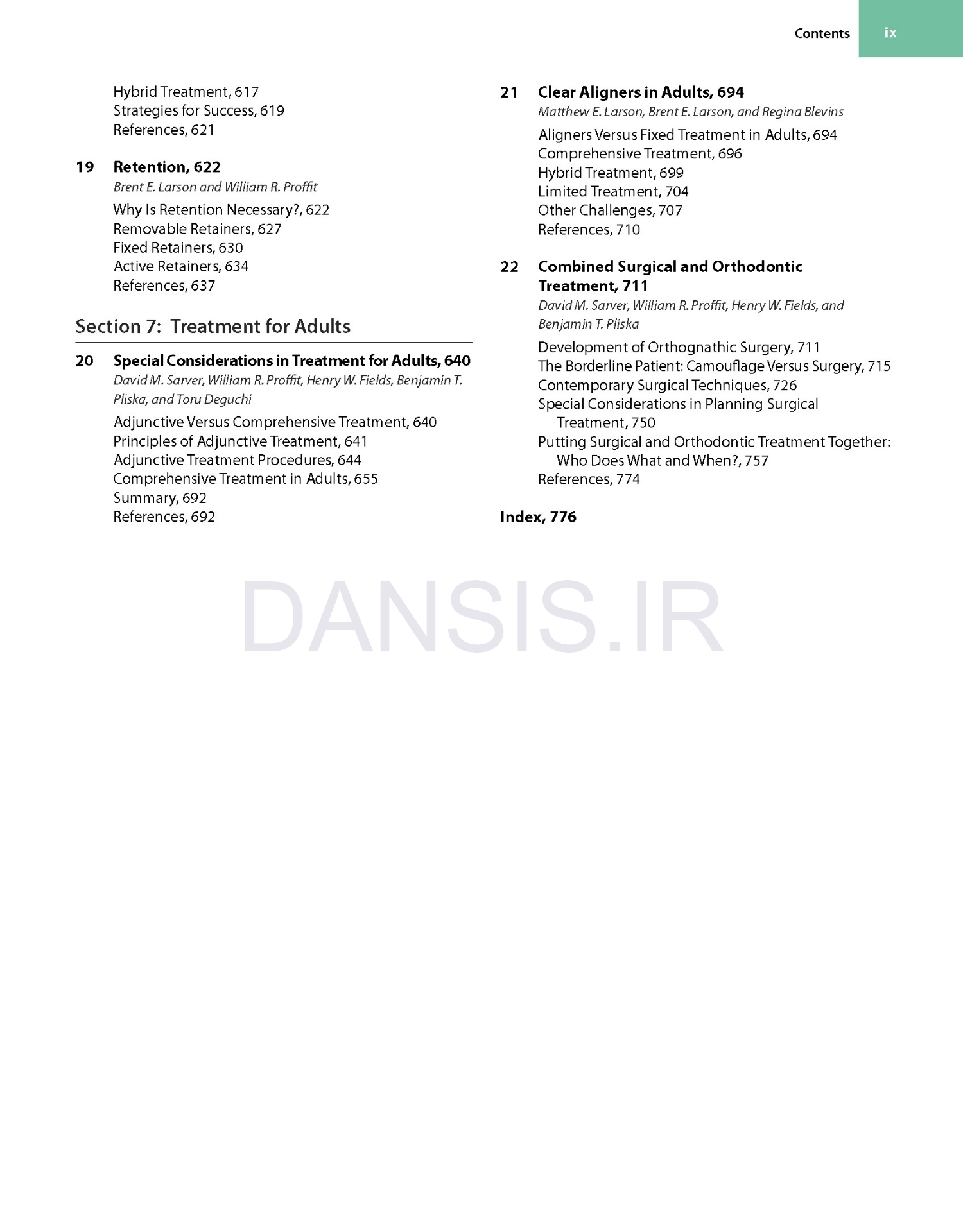 تصویر  Contemporary Orthodontics 2026 (Proffit) SEVENTH EDITION