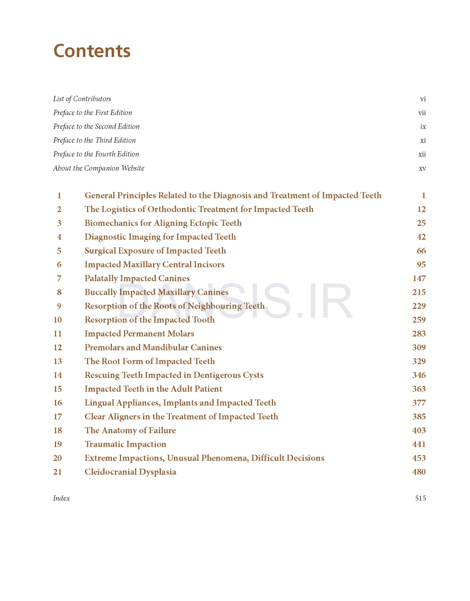 تصویر  Orthodontic Treatment of Impacted Teeth 4e 2022