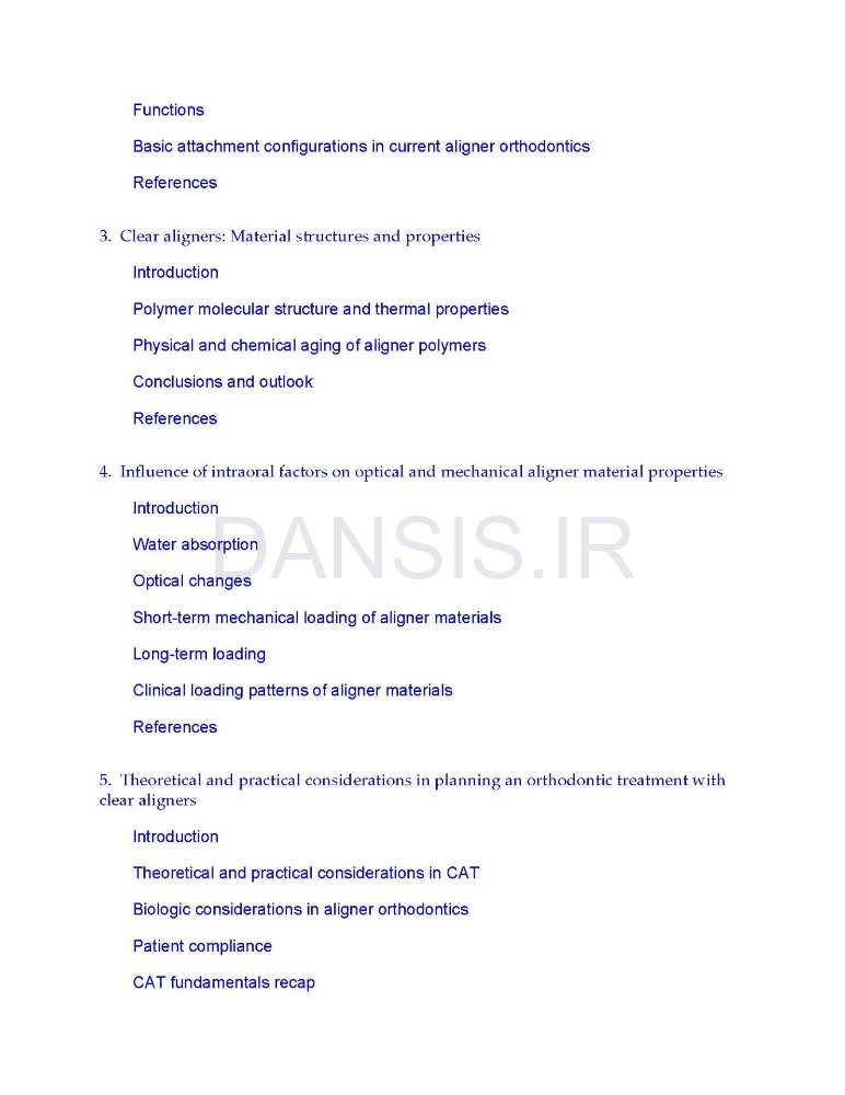 تصویر  Principles and biomechanics of aligner treatment