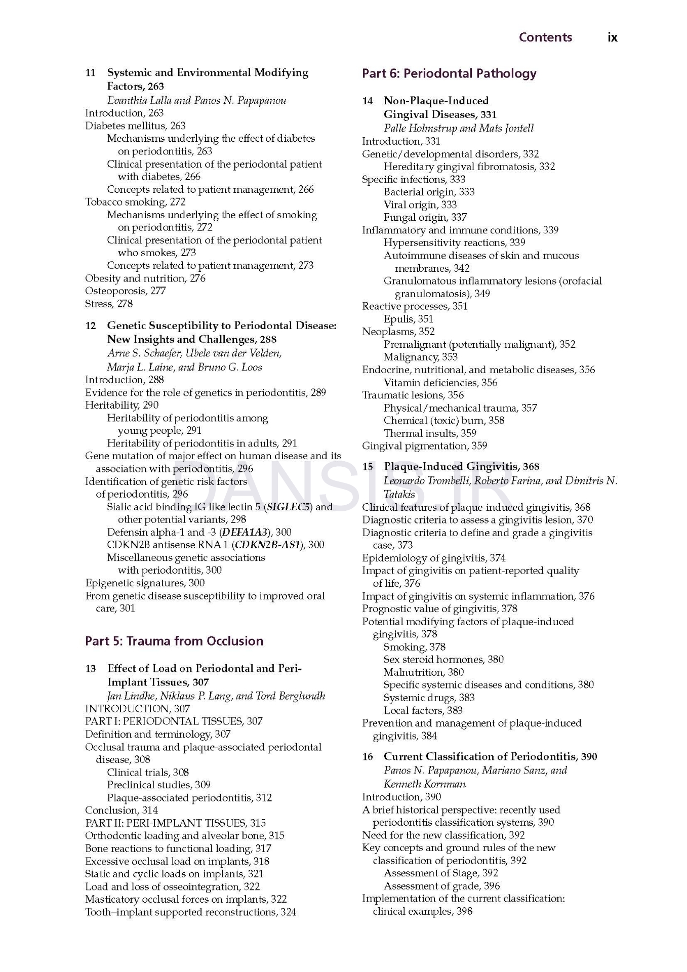 تصویر  LINDHE’S Clinical Periodontology and Implant Dentistry 2022