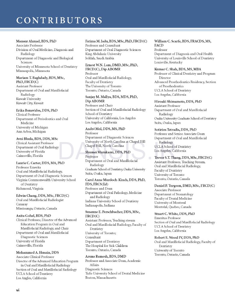تصویر  White and Pharoah’s Oral Radiology Principles and Interpretation