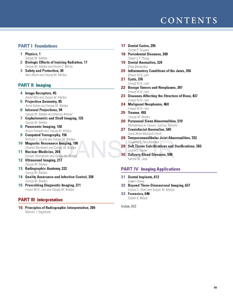 تصویر  White and Pharoah’s Oral Radiology Principles and Interpretation