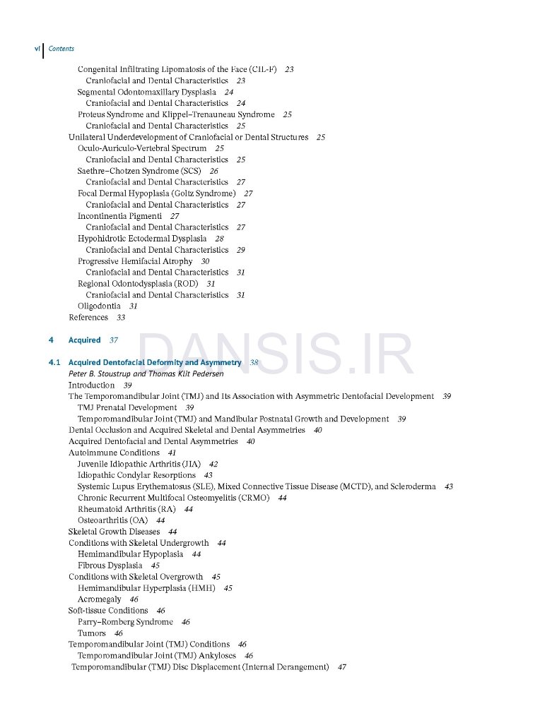 تصویر  Dentofacial and Occlusal Asymmetries 2025