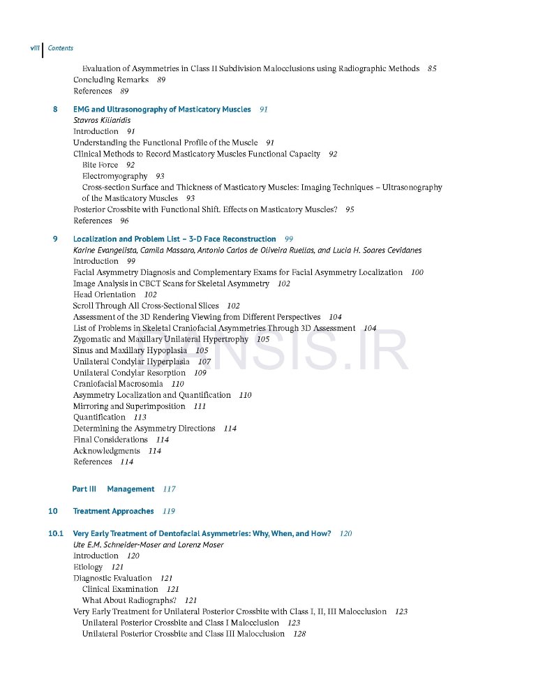 تصویر  Dentofacial and Occlusal Asymmetries 2025