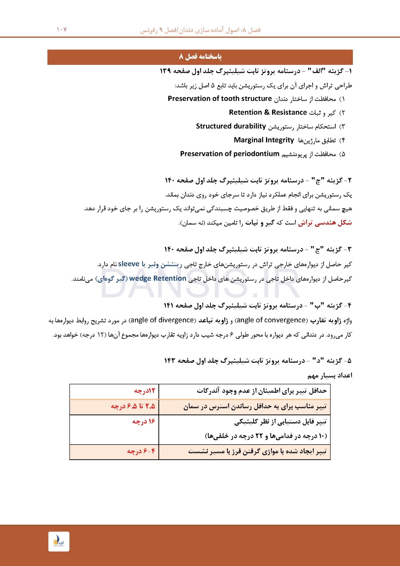 تصویر  مرور با تست پروتز ثابت شیلینبرگ