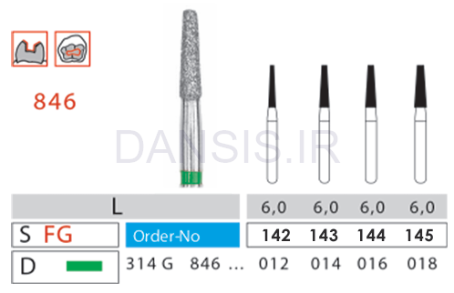 تصویر  فرز مدل 846 دیاتیز