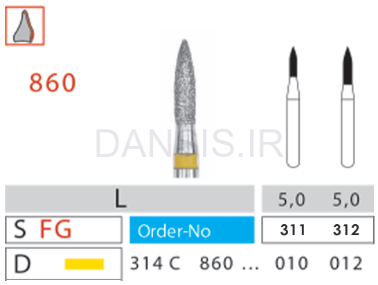 تصویر  فرز مدل 860 دیاتیز