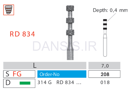 تصویر  فرز مدل RD 834 دیاتیز