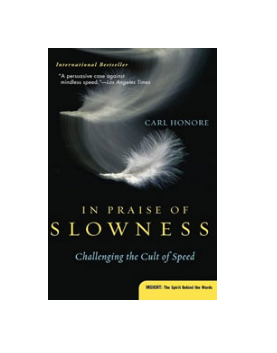 تصویر  معرفی کتاب در ستایش آهستگی