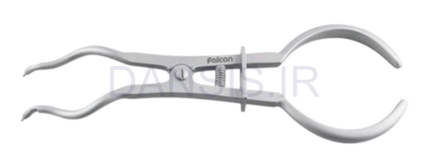 تصویر  فورسپس کلمپ دوخم - فالکن