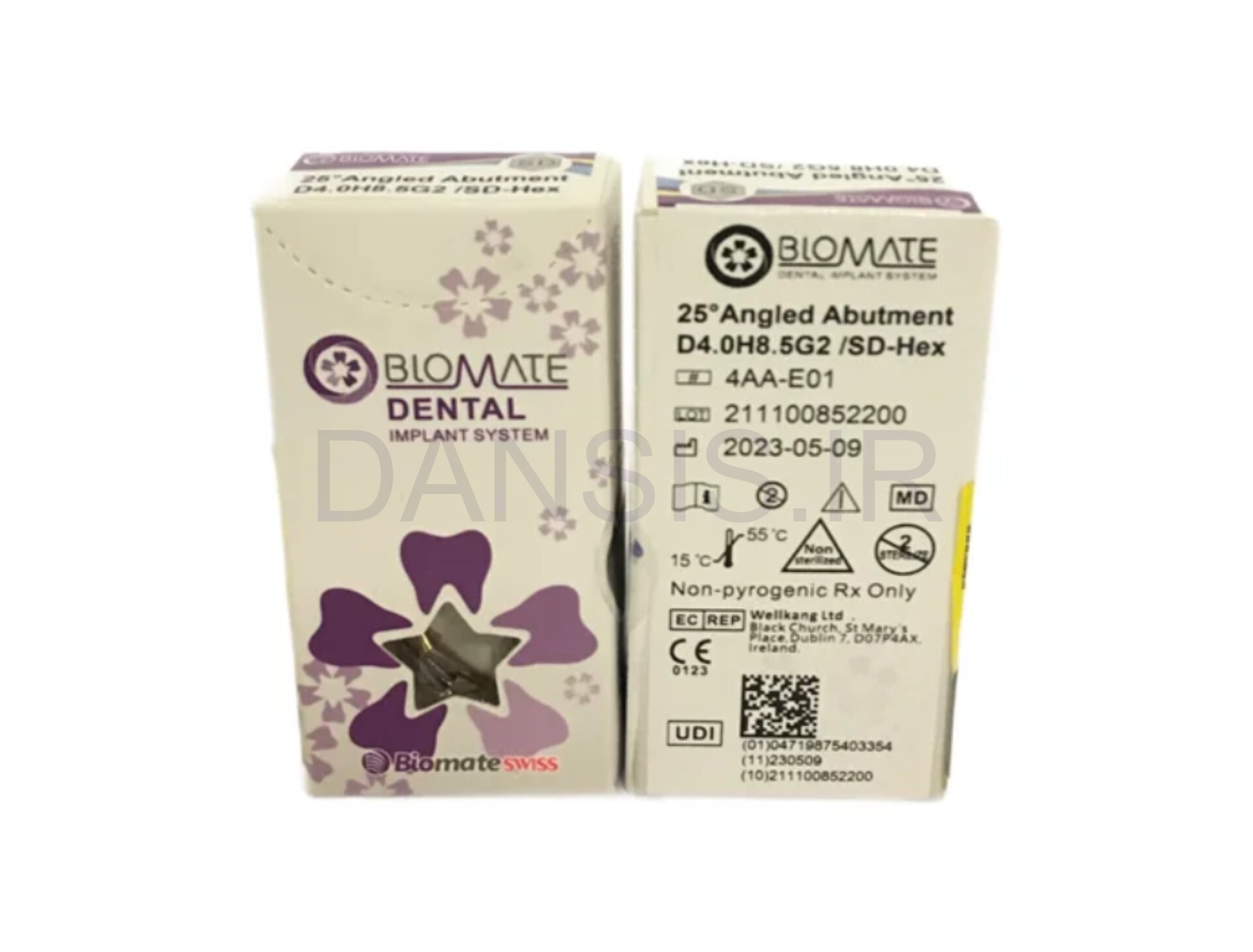 تصویر  اباتمنت زاویه دار بایومیت سوئیس (Biomate Swiss)
