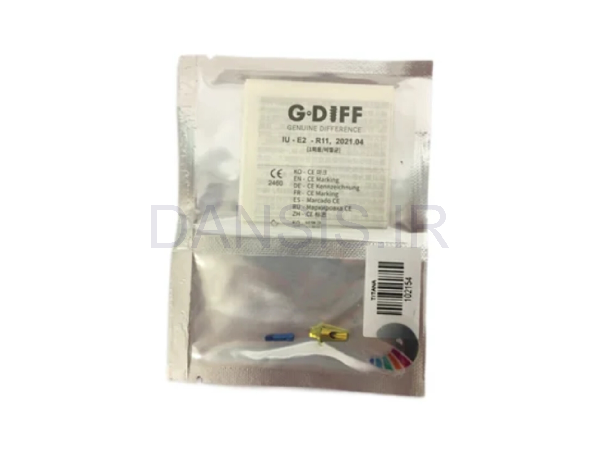 تصویر  اباتمنت زاویه دار بایوجنسیس(G.Diff)