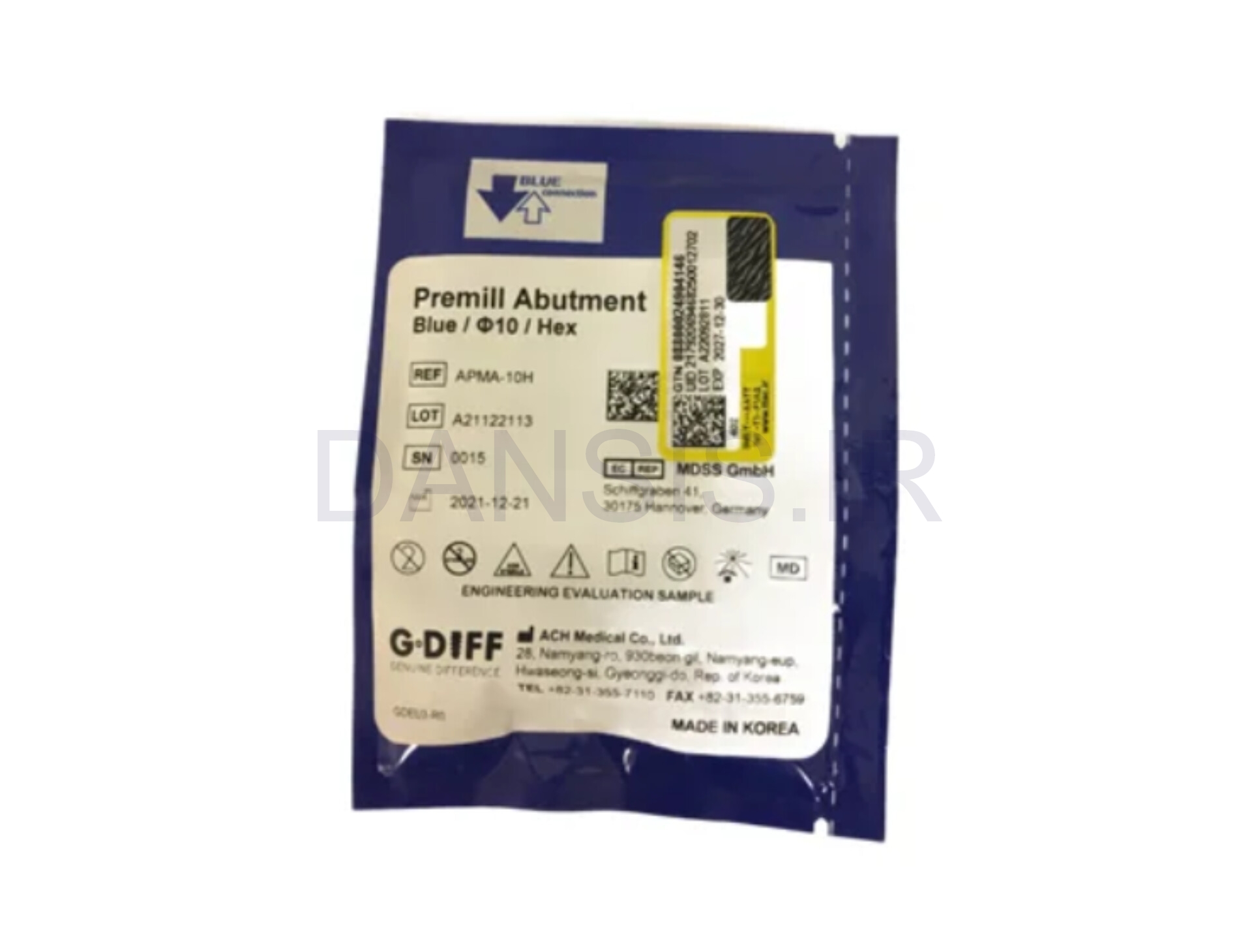 تصویر  پریمیل اباتمنت بایوجنسیس(G.Diff)