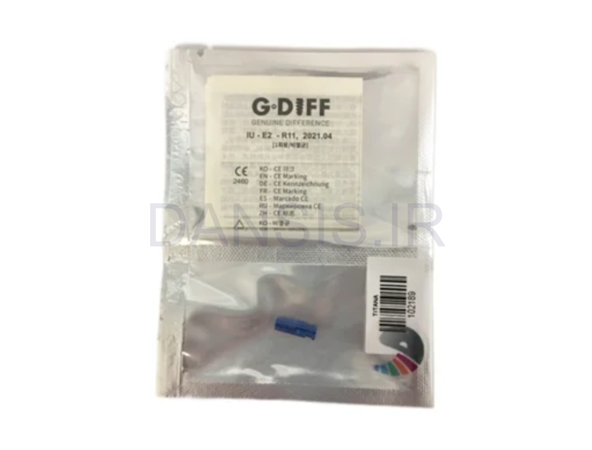 تصویر  آنالوگ فیکسچر بایوجنسیس (G.Diff)