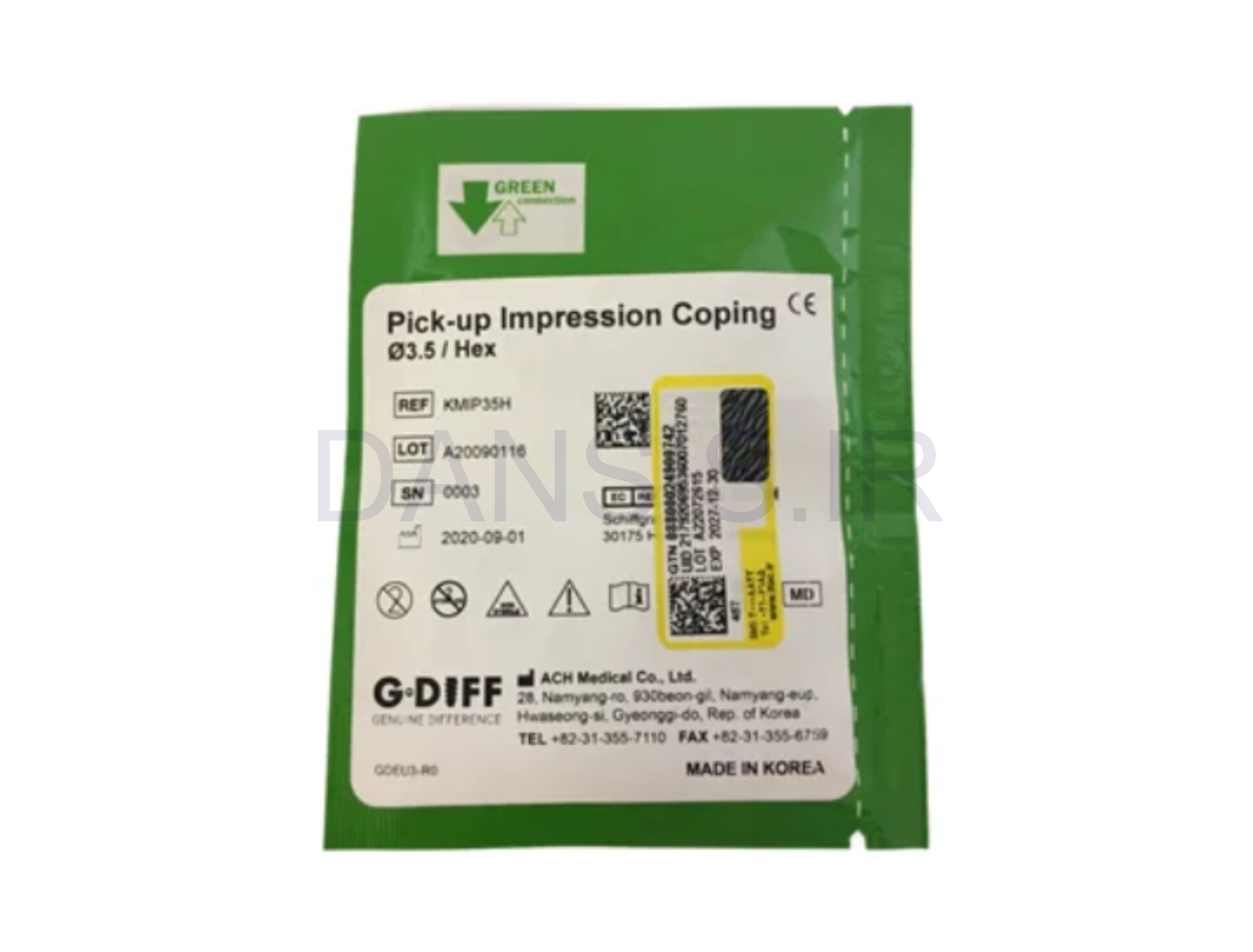 تصویر  ایمپرشن کوپینگ پیک آپ مینی بایوجنسیس (G.Diff)