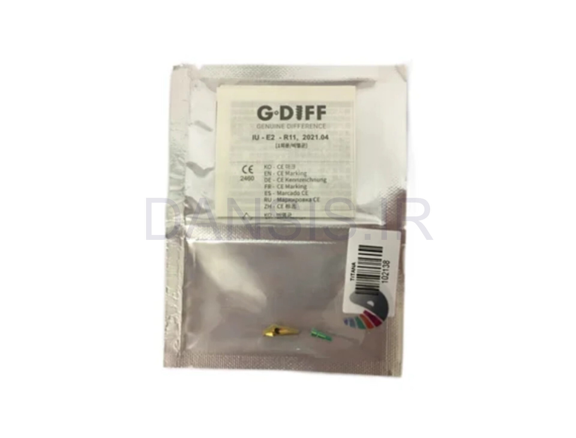تصویر  اباتمنت زاویه دار مینی بایوجنسیس(G.Diff)