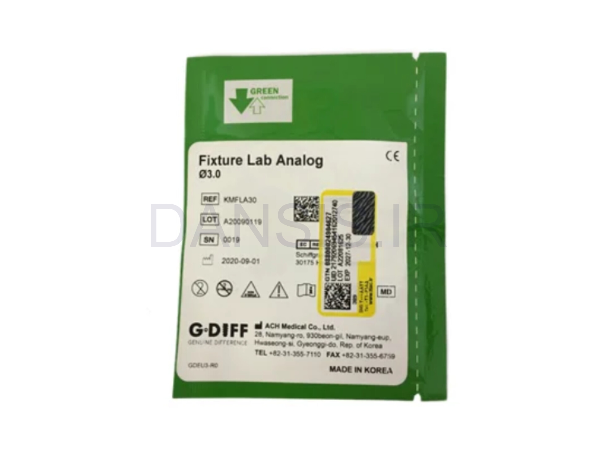 تصویر  آنالوگ فیکسچر مینی بایوجنسیس (G.Diff)
