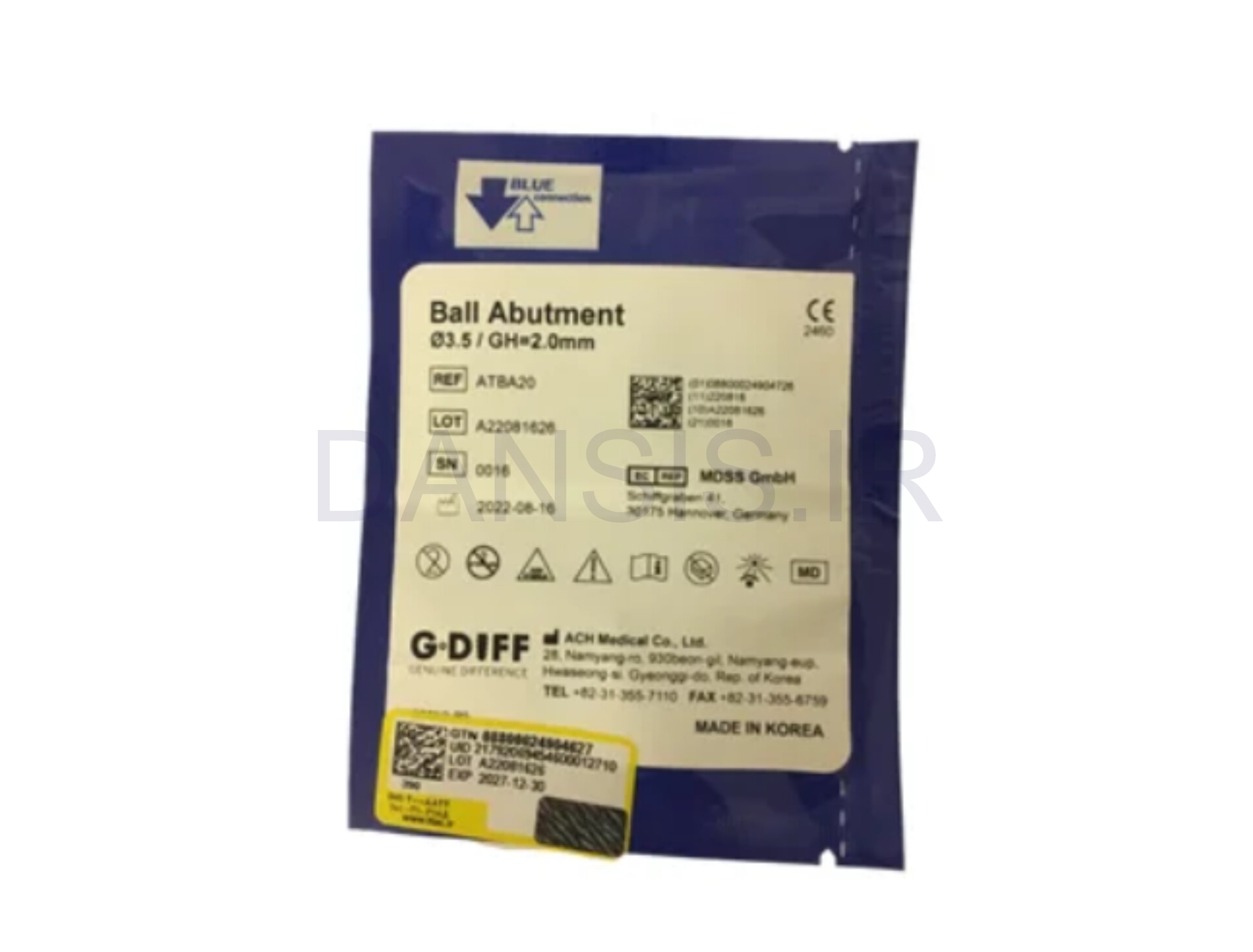 تصویر  بال اباتمنت سیستم بایوجنسیس(G.Diff)