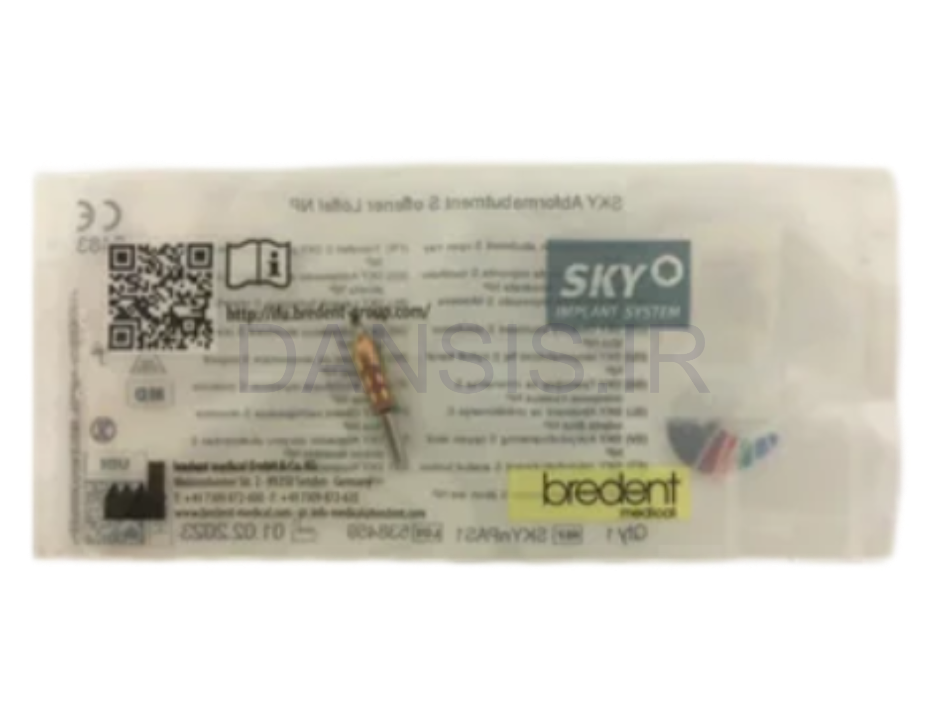 تصویر  ایمپرشن کوپینگ پیک آپ اسکای بردنت (Bredent)