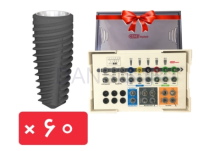 تصویر  پکیج 60 واحد فیکسچر CSM با آفر کیت جراحی استاندارد رایگان